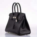 Hermes Birkin 30 Black Epsom Palladium Hardware - 2020, Y - Image 7