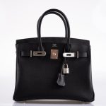 Hermes Birkin 30 Black Epsom Palladium Hardware - 2020, Y - Image 5