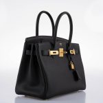 Hermes Birkin 30 Black Togo Gold Hardware - 2021, Z - Image 3
