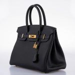 Hermes Birkin 30 Black Togo Gold Hardware - 2021, Z - Image 6