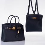 Hermes Birkin 30 Bleu (Blue) Nuit Togo with Gold Hardware - 2021, Z - Image 7