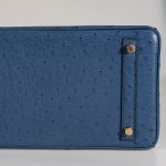 Hermes Birkin 30 Blue Roi Ostrich Gold Hardware - 2021, Z - Image 2