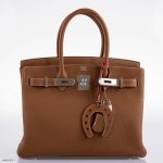 Hermes Birkin 30 Gold Togo with Palladium Hardware - 2020, Y - Image 2
