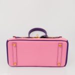 Hermes Birkin 30 HSS Rose Confetti & Anemone Chevre leather Brushed Gold Hardware - 2014, R Square - Image 7