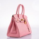 Hermes Birkin 30 HSS Rose Confetti Chevre Gold Hardware - 2015, T - Image 9
