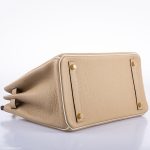 Hermes Birkin 30 HSS Trench & Craie Piping Togo Brushed Gold Hardware - 2016, X - Image 10