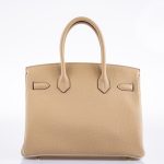 Hermes Birkin 30 HSS Trench & Craie Piping Togo Brushed Gold Hardware - 2016, X - Image 6