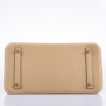 Hermes Birkin 30 HSS Trench & Craie Piping Togo Brushed Gold Hardware - 2016, X - Image 7
