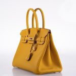 Hermes Birkin 30 Jaune Ambre Togo Gold Hardware - 2018, C - Image 7