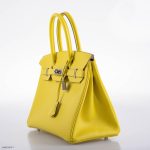 Hermes Birkin 30 Lime Epsom with Palladium Hardware - 2019, D - Image 4