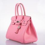 Hermes Birkin 30 Rose Confetti Epsom Palladium Hardware - 2020, Y - Image 10