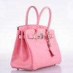 Hermes Birkin 30 Rose Confetti Epsom Palladium Hardware - 2020, Y - Image 3