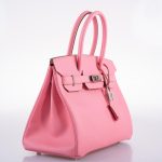 Hermes Birkin 30 Rose Confetti Epsom Palladium Hardware - 2021, Z - Image 8
