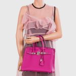 Hermes Birkin 30 Rose Pourpre Togo Palladium Hardware - 2020, Y - Image 2