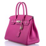 Hermes Birkin 30 Rose Pourpre Togo Palladium Hardware - 2020, Y - Image 5