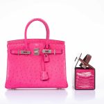 Hermes Birkin 30 Rose Tyrien Ostrich Palladium Hardware - 2020, Y - Image 7