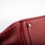 Hermes Birkin 30 Rouge Garance Togo with Palladium Hardware - 2007, K Square - Image 6