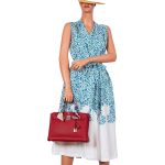 Hermes Birkin 30 Rouge Garance Togo with Palladium Hardware - 2007, K Square - Image 2