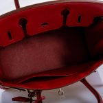 Hermes Birkin 30 Rouge Garance Togo with Palladium Hardware - 2007, K Square - Image 12