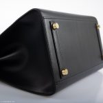 Hermes Birkin 30 Sellier Black Veau Monsieur Leather Gold Hardware - 2020, Y - Image 3