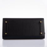 Hermes Birkin 30 Sellier Black Veau Monsieur Leather Gold Hardware - 2020, Y - Image 4