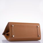 Hermes Birkin 30 Sellier Gold Madame Grain leather Palladium Hardware - 2020, Y - Image 5