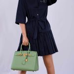 Hermes Birkin 30 Sellier Vert Criquet Madame Grain Gold Hardware - 2020, Y - Image 2