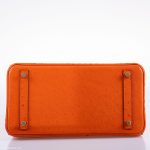 Hermes Birkin 30 Tangerine Ostrich with Gold Hardware - 2016, X - Image 5