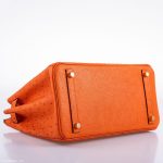 Hermes Birkin 30 Tangerine Ostrich with Gold Hardware - 2016, X - Image 6