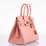 Hermes Birkin 30 Terre Cuite Ostrich Gold Hardware - 2020, Y - Image 3