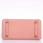 Hermes Birkin 30 Terre Cuite Ostrich Gold Hardware - 2020, Y - Image 7