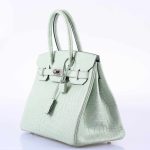 Hermes Birkin 30 Vert D'Eau Matte Alligator Palladium Hardware - 2019, D - Image 2