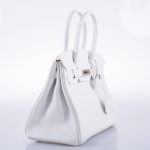 Hermes Birkin 30 White Clemence with Palladium Hardware - 2016, X - Image 3