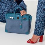 Hermes Birkin 32 HAC Denim & Blue Jean Gulliver Leather Palladium Hardware - Image 14