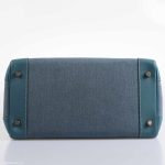 Hermes Birkin 32 HAC Denim & Blue Jean Gulliver Leather Palladium Hardware - Image 8