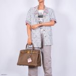 Hermes Birkin 35 Beige de Weimar Jonathan with Gold Hardware - 2020, Y - Image 9