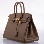 Hermes Birkin 35 Beige de Weimar Jonathan with Gold Hardware - 2020, Y - Image 3