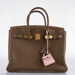 Hermes Birkin 35 Beige de Weimar Jonathan with Gold Hardware - 2020, Y - Image 4