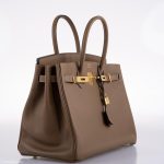 Hermes Birkin 35 Beige de Weimar Jonathan with Gold Hardware - 2020, Y - Image 5