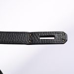 Hermes Birkin 35 Black Ardenne Gold Hardware - C Square - Image 7