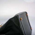 Hermes Birkin 35 Black Ardenne Gold Hardware - C Square - Image 10