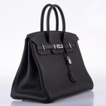 Hermes Birkin 35 Black Togo Palladium Hardware - 2020, Y - Image 3