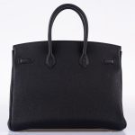 Hermes Birkin 35 Black Togo Palladium Hardware - 2020, Y - Image 6