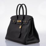 Hermes Birkin 35 Black Togo with Gold Hardware - 2017, A - Image 3