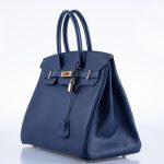 Hermes Birkin 35 Blue Saphire Epsom with Gold Hardware - 2016, X - Image 4