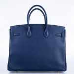 Hermes Birkin 35 Blue Saphire Epsom with Gold Hardware - 2016, X - Image 5
