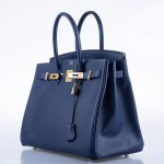 Hermes Birkin 35 Blue Saphire Epsom with Gold Hardware - 2016, X - Image 6