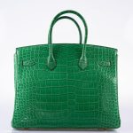 Hermes Birkin 35 Cactus Matte Alligator Gold Hardware - 2014, R - Image 6