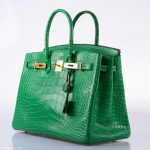 Hermes Birkin 35 Cactus Matte Alligator Gold Hardware - 2014, R - Image 7