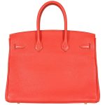 Hermes Birkin 35 Capucine Togo leather Gold Hardware - 2011, O Square - Image 4